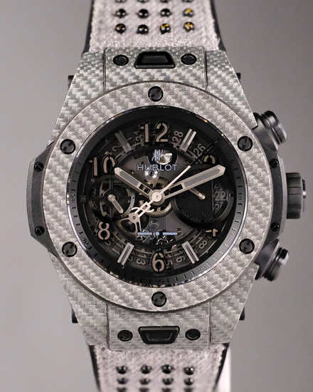 No Reserve - Hublot Big Bang Unico "Italia Independent" L.E. 45MM Skeleton Dial Textile Strap (411.YT.1110.NR.ITI15)