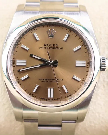 Rolex Oyster Perpetual 36MM White Grape Dial Oyster Bracelet (116000)