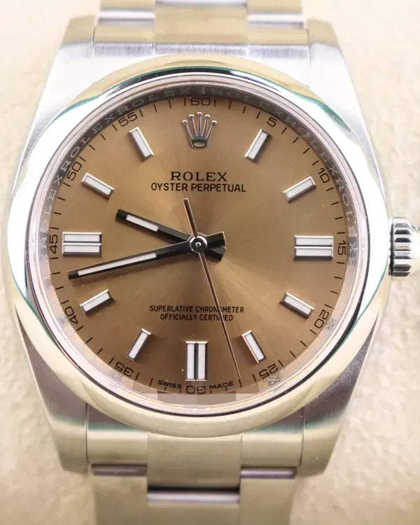 Rolex Oyster Perpetual 36MM White Grape Dial Oyster Bracelet (116000)