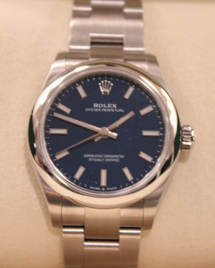 2026 Rolex Oyster Perpetual 31MM Blue Dial Oyster Bracelet (277200)