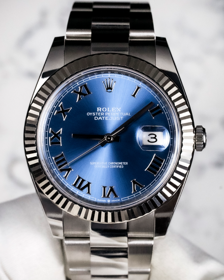 2024 Rolex Datejust 41MM Blue Dial Oyster Bracelet (126334)