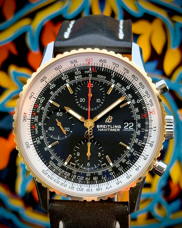 2018 Breitling Navitimer 41MM Black Dial Leather Strap (U13324211B1X1)