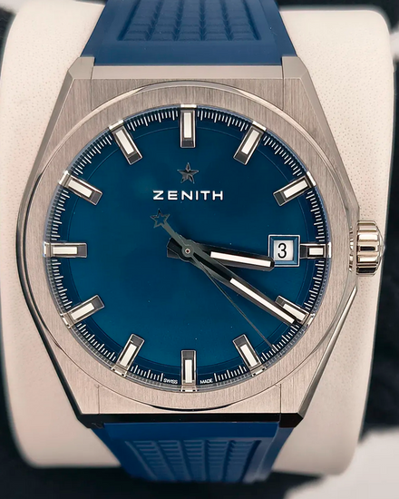 2022 Zenith Defy 41MM Blue Dial Rubber Strap (95.9000.670/51.R790)