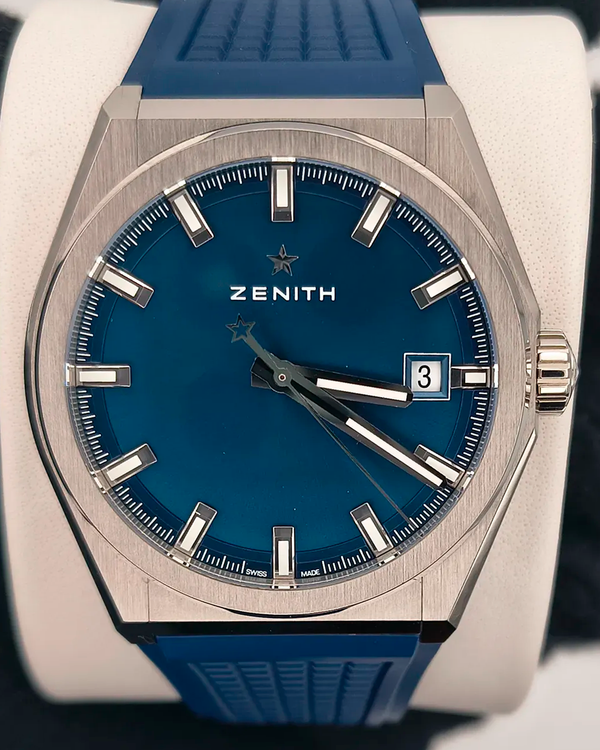 2022 Zenith Defy 41MM Blue Dial Rubber Strap (95.9000.670/51.R790)