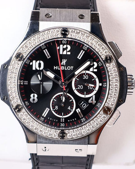 2019 Hublot Big Bang 44MM Black Dial Rubber Strap (301.SX.130.RX.114)