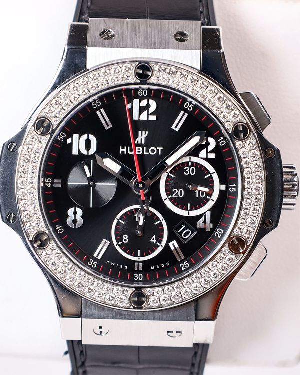 2019 Hublot Big Bang 44MM Black Dial Rubber Strap (301.SX.130.RX.114)