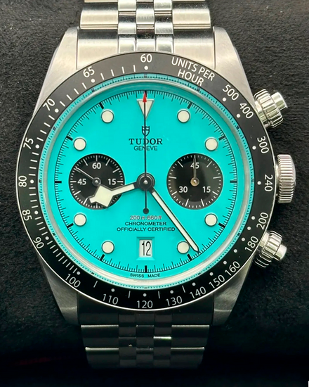 2026 Tudor Black Bay Chrono 41MM Blue "Flamingo" Dial Steel Bracelet (79360N)