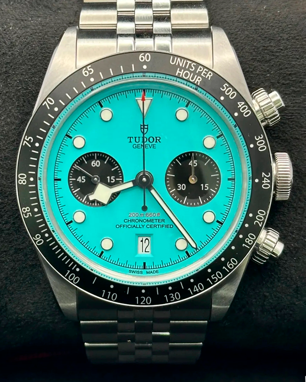 2026 Tudor Black Bay Chrono 41MM Blue "Flamingo" Dial Steel Bracelet (79360N)