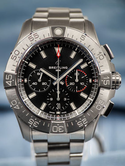 No Reserve - 2026 Breitling Avenger B01 Chronograph 44MM Black Dial Steel Bracelet (AB0147101B1A1)