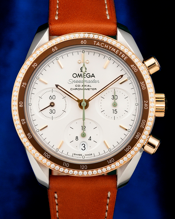 2022 Omega Speedmaster 38MM Silver Dial Leather Strap (324.28.38.50.02.001)