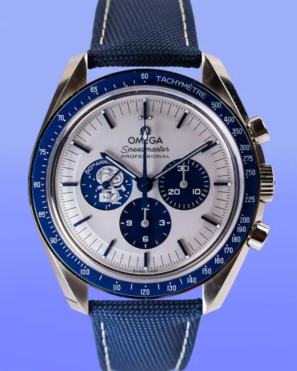 2026 Omega Speedmaster Anniversary Series “Silver Snoopy Award” 42MM Silver Dial Textile Strap (310.32.42.50.02.001)