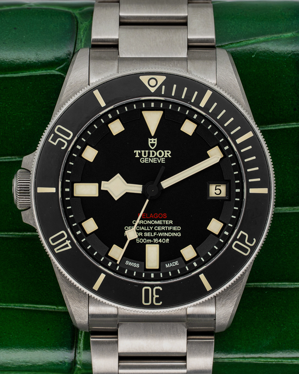 2021 Tudor Pelagos 42MM Black Dial Titanium Bracelet (25610TNL)