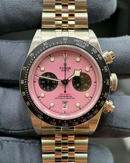 2026 Tudor Black Bay Chrono "Flamingo" 41MM Pink Dial Steel Bracelet (79360N)