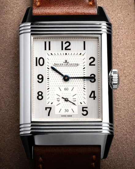 2023 Jaeger-LeCoultre Reverso Classic Duoface 28.3MM Silver Dial Leather Strap (Q3848422)