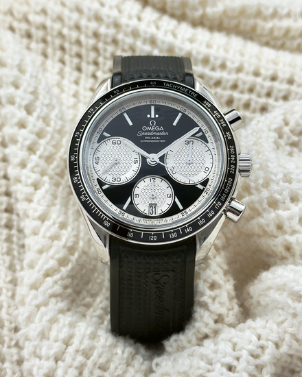 2019 Omega Speedmaster Racing 40MM Black Dial Rubber Strap (326.32.40.50.01.002)
