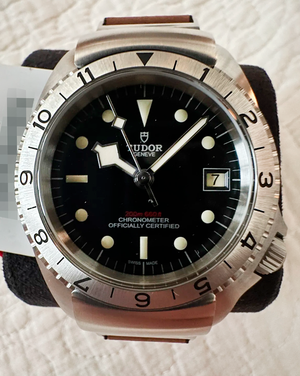2020 Tudor Black Bay P01 42MM Black Dial Leather Strap (70150)