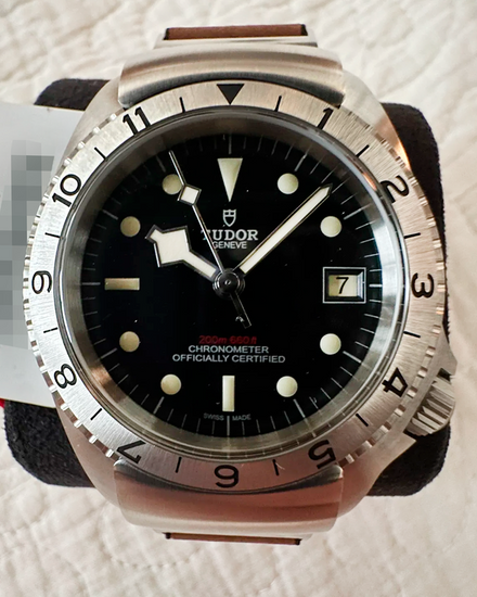 2020 Tudor Black Bay P01 42MM Black Dial Leather Strap (70150)