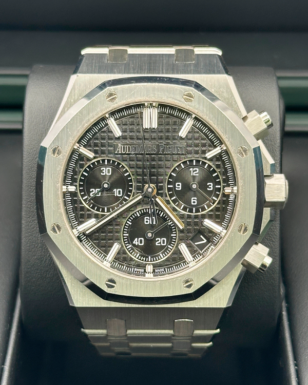 Audemars Piguet Royal Oak Chronograph 41MM Black Dial Steel Bracelet (26240ST.OO.1320ST.06)