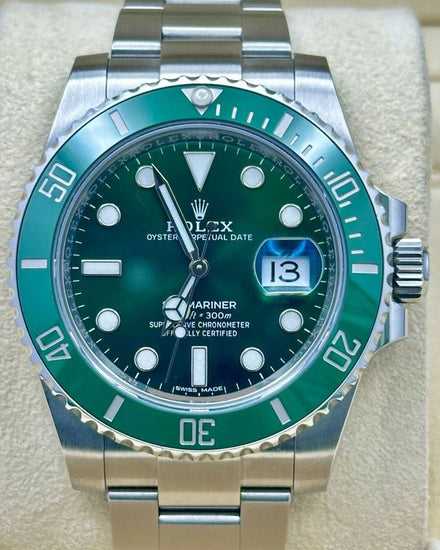 2020 Rolex Submariner Date "Hulk" 40MM Green Dial Oyster Bracelet (116610LV)