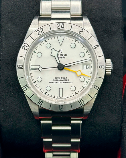 2026 Tudor Black Bay Pro GMT 39MM White Dial Steel Bracelet (79470)