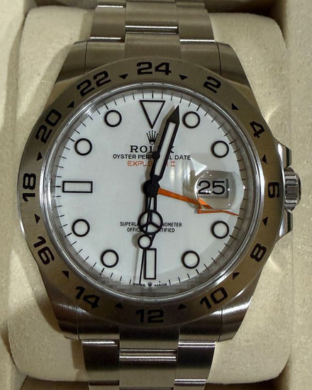 2025 Rolex Explorer II "Polar" 42MM White Dial Oyster Bracelet (226570)