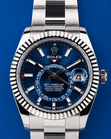 2026 Rolex Sky-Dweller 42MM Blue Dial Oyster Bracelet (336934)