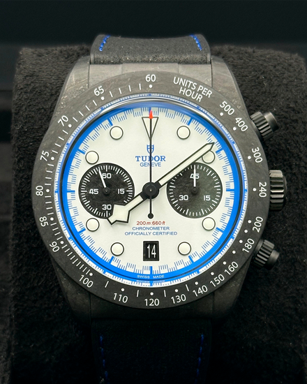 2025 Tudor Black Bay Carbon 25 L.E. 42MM White Dial Leather Strap (79377KN)