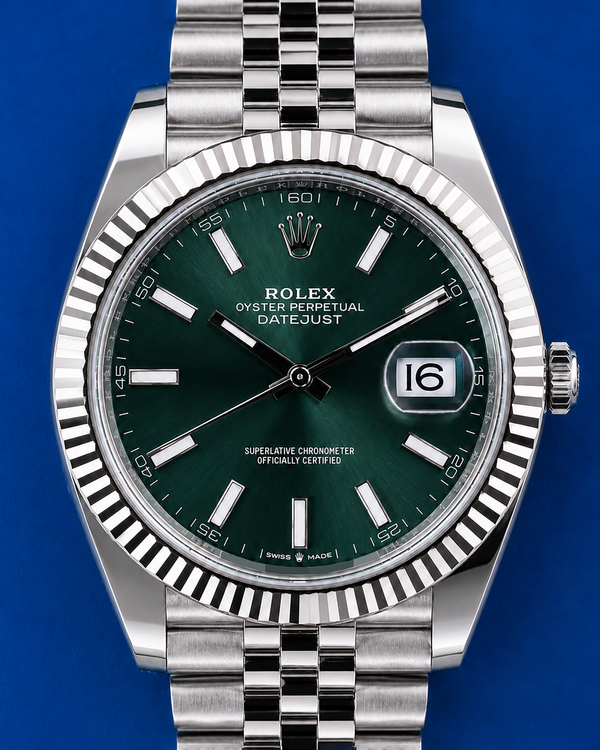 2026 Rolex Datejust 41MM Mint Green Dial Jubilee Bracelet (126334)