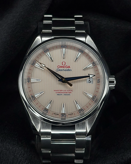 No Reserve - 2024 Omega Seamaster Aqua Terra 150M Master "Golf Edition" 41.5MM Silver Dial Steel Bracelet (231.10.42.21.02.004)