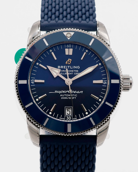 2025 Breitling Superocean Heritage II S.E. 42MM Blue Dial Rubber Strap (AB2010161C1S1)