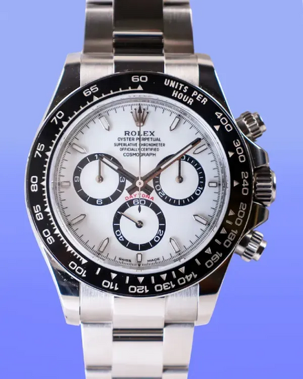 2026 Rolex Cosmograph Daytona "Panda" 40MM White Dial Oyster Bracelet (126500LN)