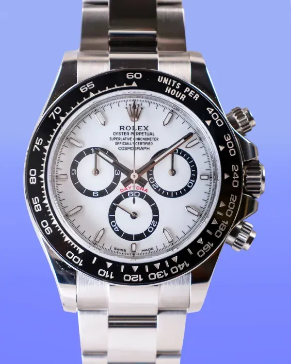 2026 Rolex Cosmograph Daytona "Panda" 40MM White Dial Oyster Bracelet (126500LN)