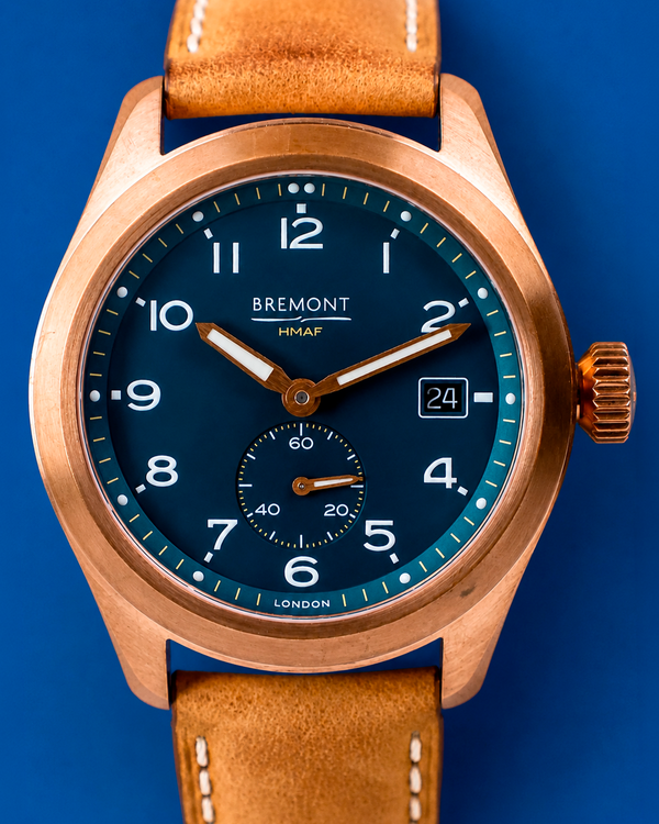 No Reserve - 2024 Bremont Broadsword Bronze 40MM Brown Dial Leather Strap (BROADSWORD-BZ-TO-R-S)