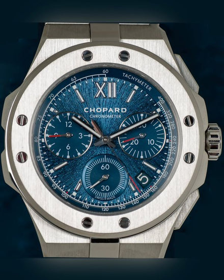 2022 Chopard Alpine Eagle XL 44MM Blue Dial Steel Bracelet (298609-3001)