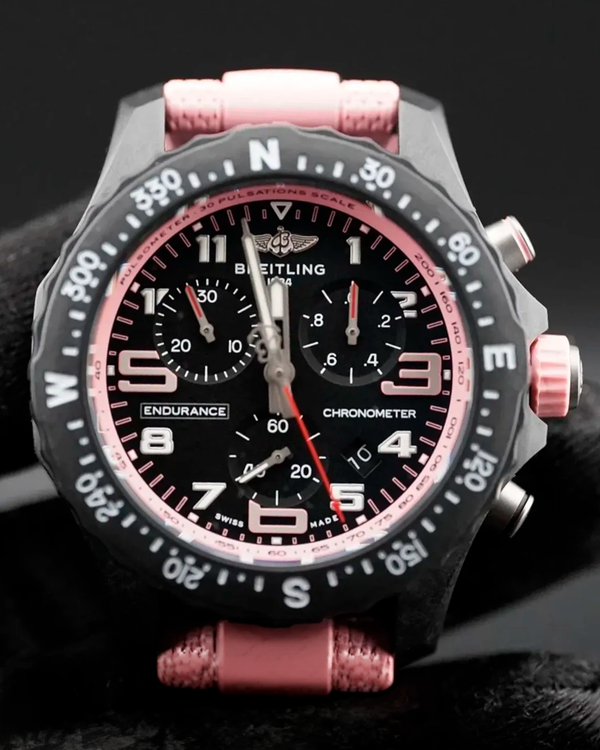 2026 Breitling Endurance Pro 38MM Quartz Black Dial Rubber Strap (X83310D41B1S1)