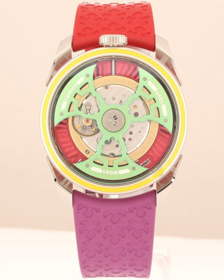 2026 MB&F MAD Edition 1 "Yinka Ilori" 42MM Skeleton Dial Rubber Strap (M.A.D.1S)