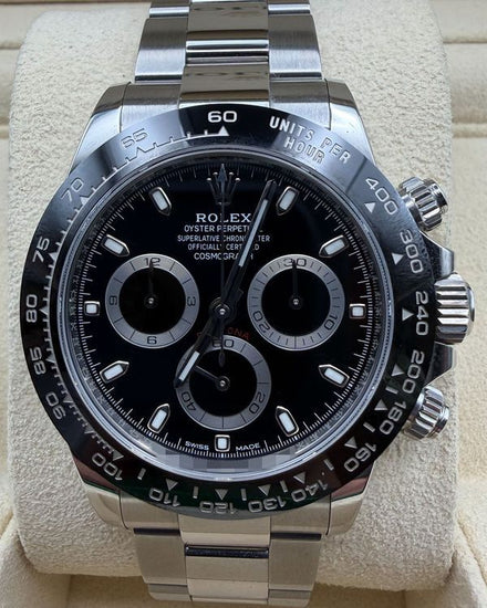 2022  Rolex Cosmograph Daytona 40MM Black Dial Oyster Bracelet (116500LN)