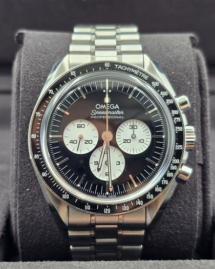 2026 Omega Speedmaster Professional Moonwatch 42MM Black Dial Steel Bracelet (310.30.42.50.01.004)