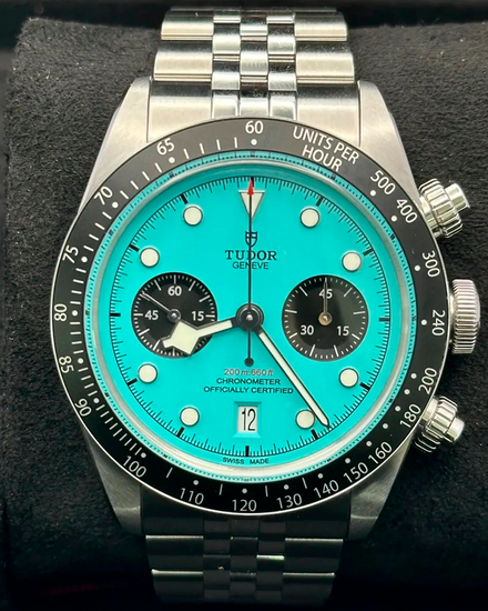 2026 Tudor Black Bay Chrono "Flamingo" 41MM Blue Dial Steel Bracelet (79360N)