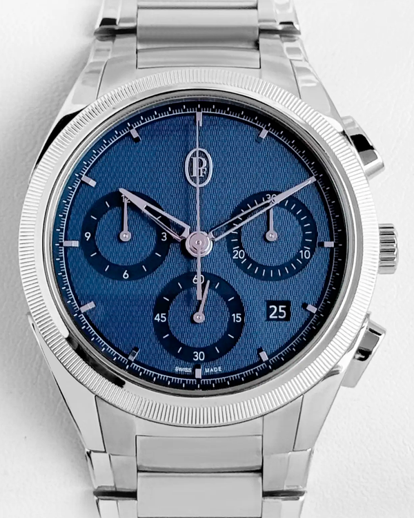 2022 Parmigiani Fleurier Tonda Chronograph 42MM Blue Dial Steel Bracelet (PFC915-1020001-100182)