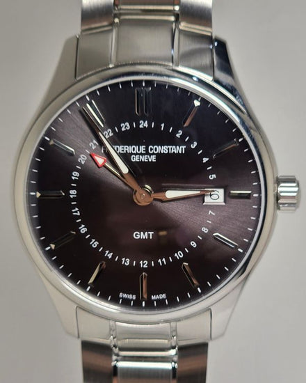 No Reserve - Frederique Constant Classics 40MM Quartz Grey Dial Steel Bracelet (FC-252DGS5B6B)