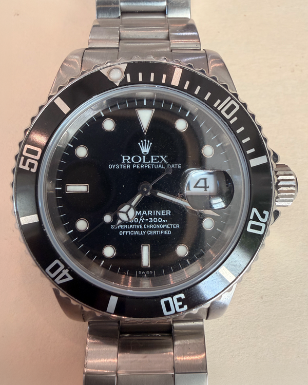 1999 Rolex Submariner Date 40MM Black Dial Oyster Bracelet (16610)