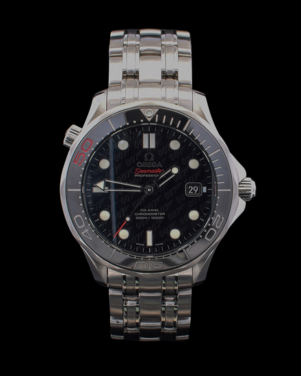 Omega Seamaster Diver 300M "James Bond" 50th Anniversary L.E. 41MM Black Dial Steel Bracelet (212.30.41.20.01.005)