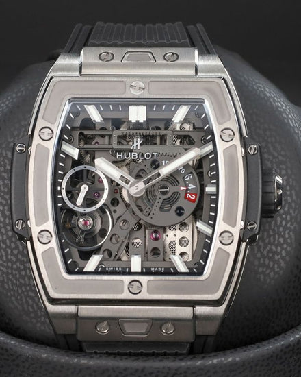 2023 Hublot Spirit Of Big Bang Meca-10 45MM Skeleton Dial Rubber Strap (614.NX.1170.RX)