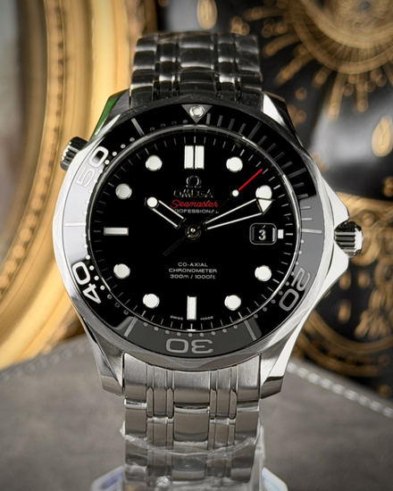 2019 Omega Seamaster Diver 300M 41MM Black Dial Steel Bracelet (212.30.41.20.01.003)