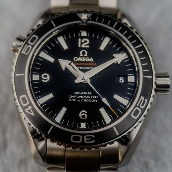 2019 Omega Seamaster Planet Ocean 600M 42MM Black Dial Steel Bracelet (232.30.42.21.01.001)