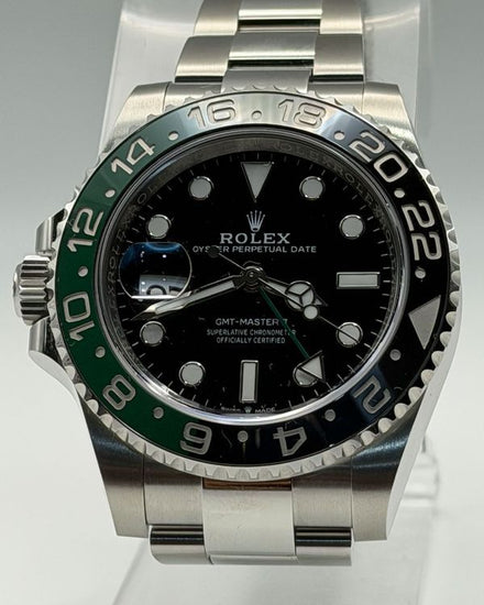 2022 Rolex GMT-Master II “Sprite” 40MM Black Dial Oyster Bracelet (126720VTNR)