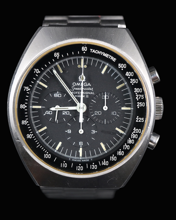 1972 Omega Speedmaster Mark II 42MM Black Dial Steel Bracelet (145.034)