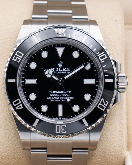 2024 Rolex Submariner No-Date 41MM Black Dial Oyster Bracelet (124060)