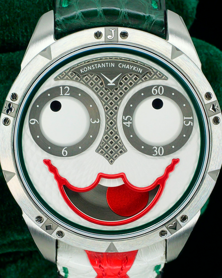 2026 Konstantin Chaykin Joker 40MM White Dial Leather Strap (Joker Classic)